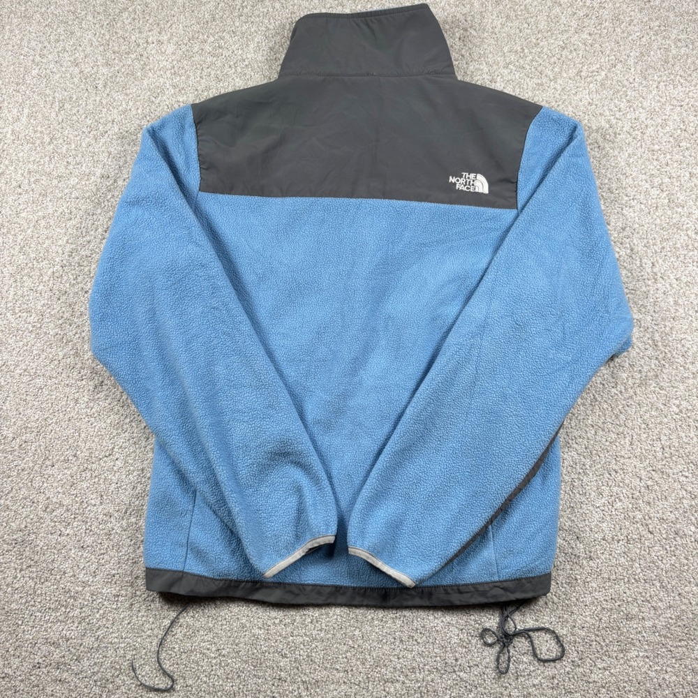 The North Face Denali Fleece Jacket Womens L Blue Gray Full Zip Colorblock - Picture 6 of 7
